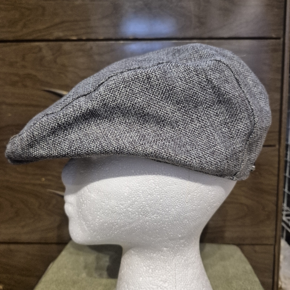Crown Cap Gray Flat Cap